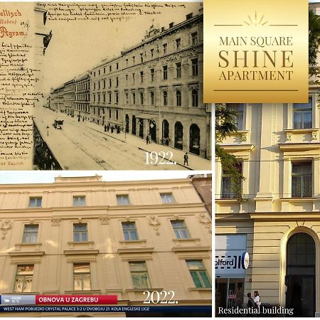 Luxurios And Historic Apartment "Shine" - Right On The Main Square 자그레브 외부 사진