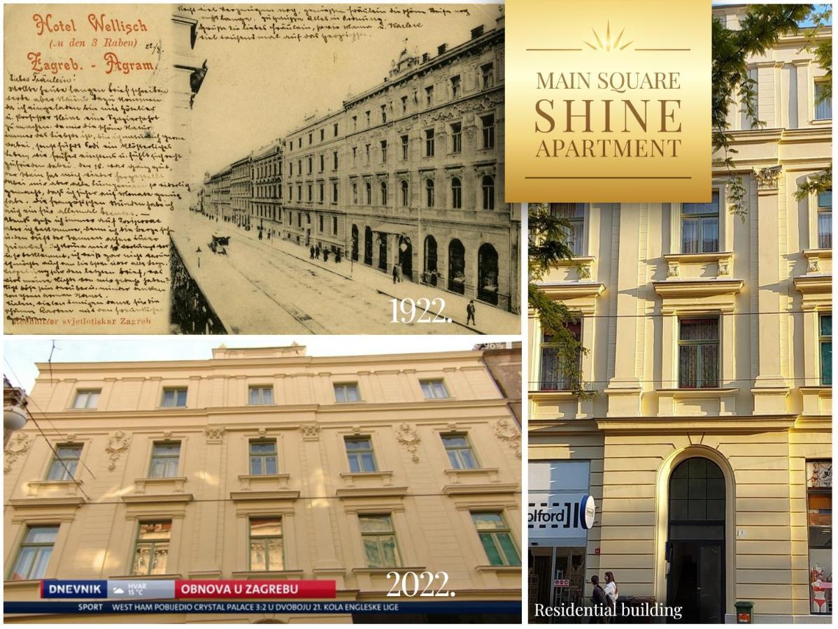 Luxurios And Historic Apartment "Shine" - Right On The Main Square 자그레브 외부 사진